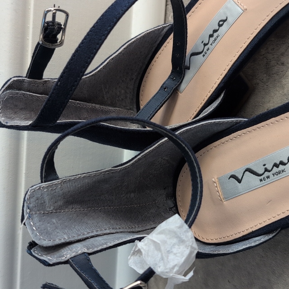 Nina Navy Dress Shoe - Picture 5 of 12